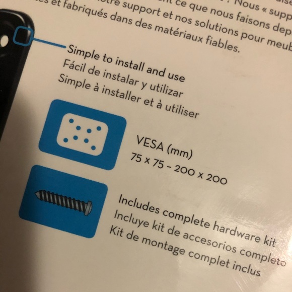 NWT🏷 BRAND NEW TV MOUNT 🖥 NEVER TAKEN OUT OF BOX - Picture 8 of 8